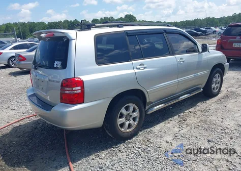 2001 Toyota Highlander V6 z USA, uszkodzony, nr VIN JTEGF21A610005989